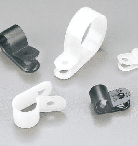 R-type cable clamps