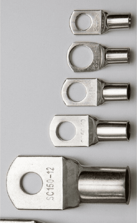 Copper tube lugs